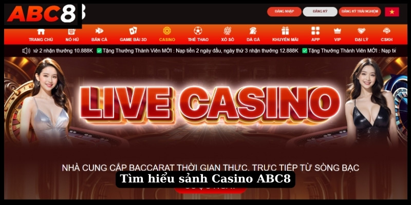 Tìm hiểu sảnh Casino ABC8